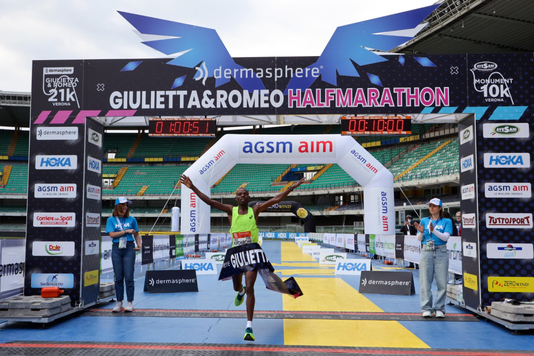 Un oro mondiale al via per il record della 16^ CRAFT Giulietta&Romeo Half Marathon