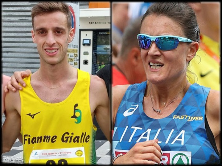 Tricolori Marcia: i titoli nella 20 Km a Francesco Fortunato e Valentina Trapletti