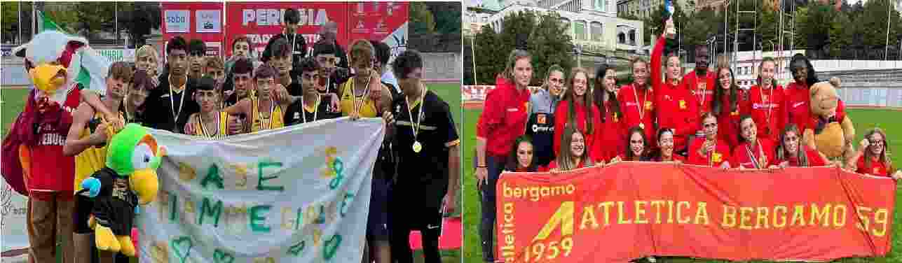 Societari Allievi: Fiamme Gialle e Bergamo vincono i titoli a Perugia - tutti i risultati delle finali nazionali