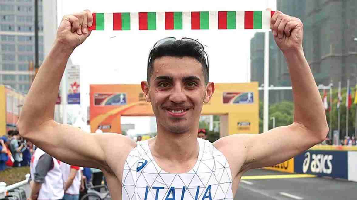 Massimo Stano Record italiano nei 20 Km. di Marcia