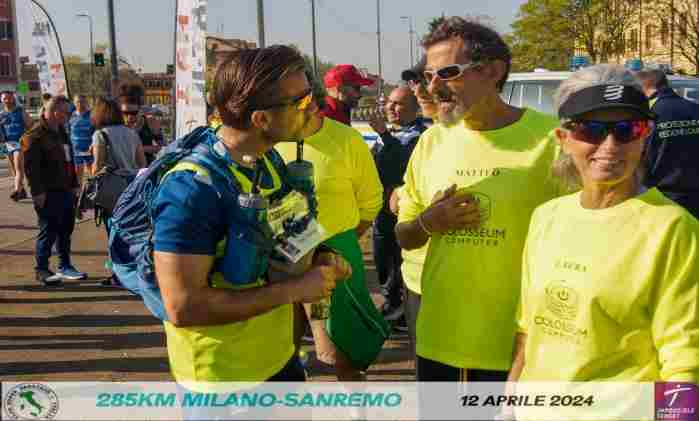 Team Colosseum alla Ultramaratona Milano San Remo 282km in staffetta - di  Matteo SIMONE