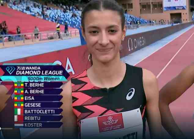 Nadia Battocletti 7^ nei 5000 metri a Marrakech nella Diamond League