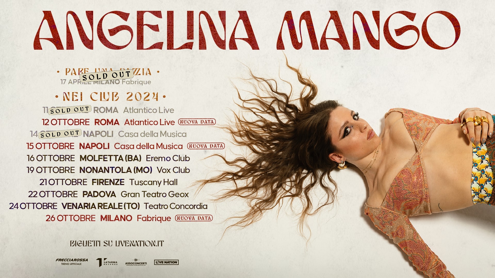 ANGELINA MANGO_LA NOIA disco di platino in sole 2 settimane Ã¨ il brano piÃ¹ trasmesso dalle radio italiane