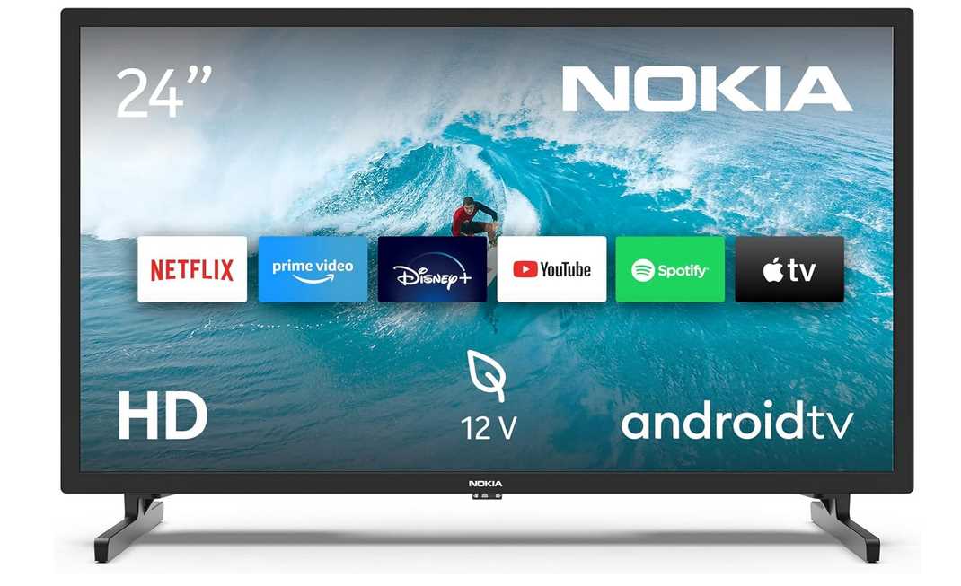 Nokia TV LED HD da 24 Pollici: Il Regalo Perfetto per Natale 2023 [Classe di efficienza energetica E]