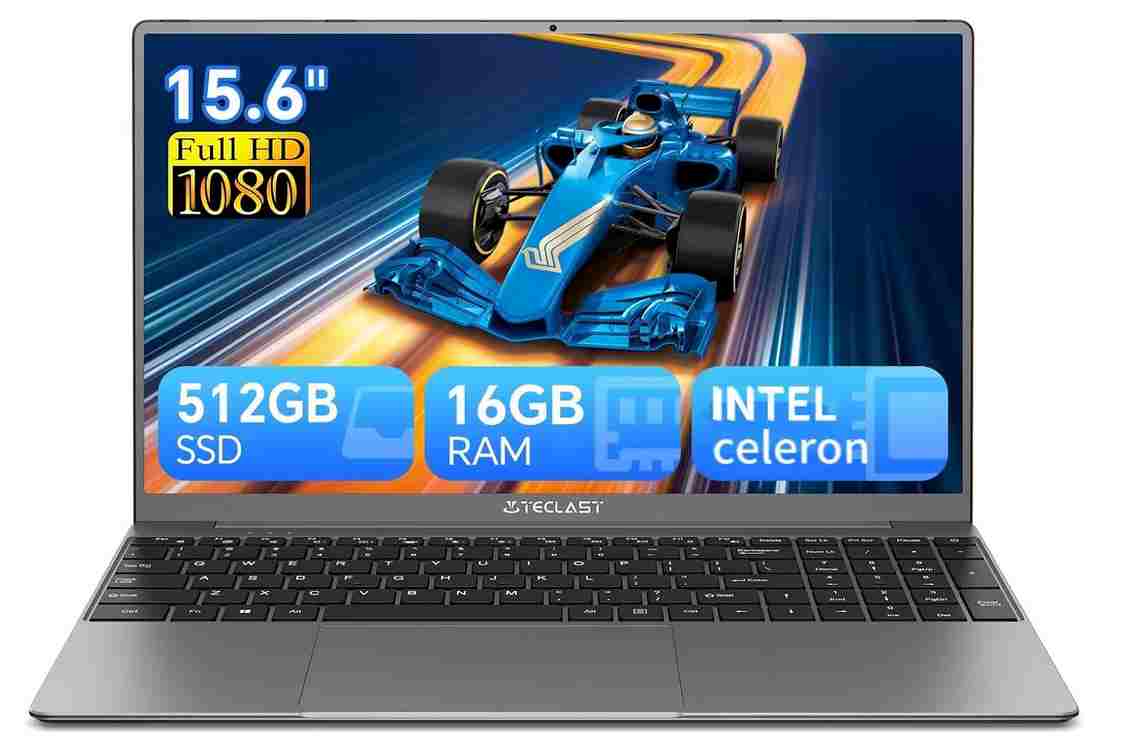 Recensione TECLAST F16Plus 2024: Notebook Celeron 12GB RAM 512GB ROM con Tastiera Retroilluminata, Ideale per Ufficio e Studio
