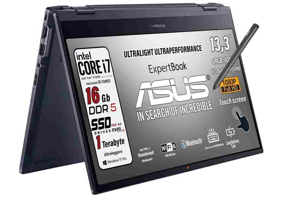 ASUS ExpertBook B5 B5302FB: Notebook da 13,3" con Touchscreen e Intel i7-1255U, Analisi Completa