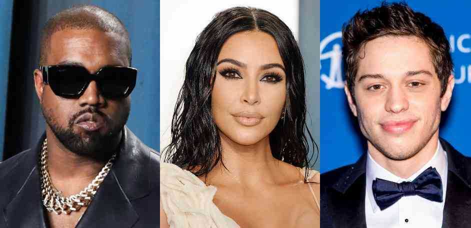 Kanye West arriva la reazione social alla rottura tra Kim Kardashian e Pete Davidson infuria il web