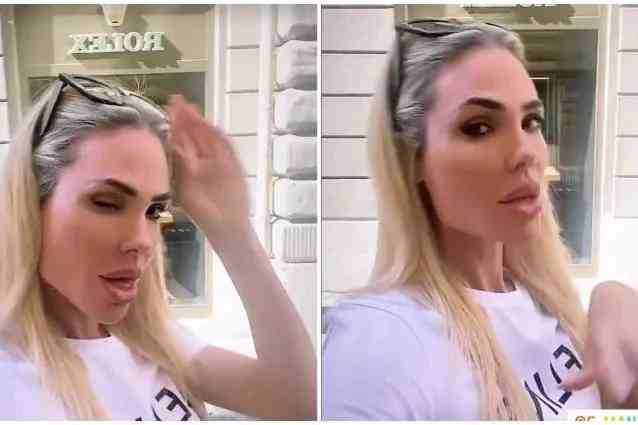 Ilary Blasi provoca l'ex marito con un video e poi quel gesto davanti al negozio Rolex
