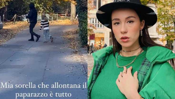Aurora Ramazzotti pubblica il video della sorellina che allontana il paparazzo