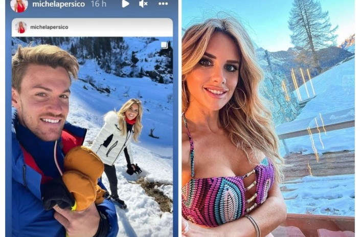 Michela Persico bomba sexy sulla neve, tra allenamenti e cadute