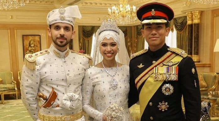 La figlia del Sultano del Brunei sposa l'impiegato: nozze da favola, 3mila invitati e abito di diamanti