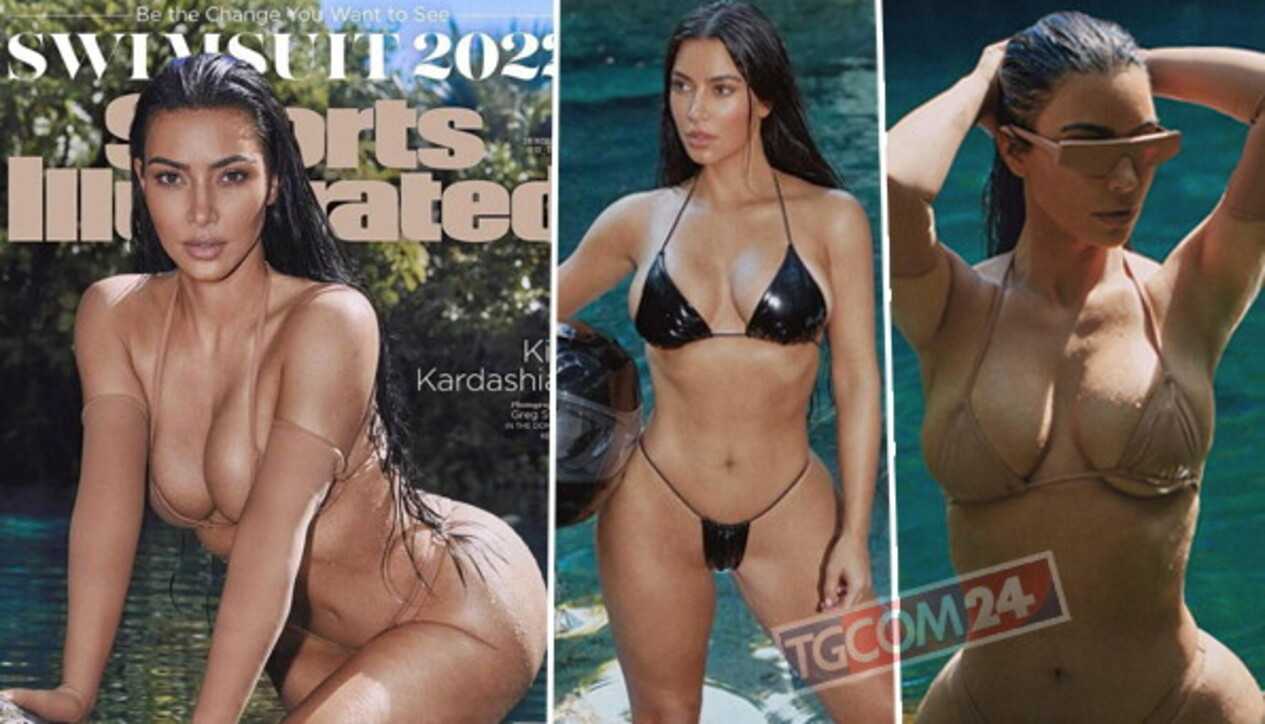 Kim Kardashian debutta su Sports Illustrated Swimsuit con scatti bollenti