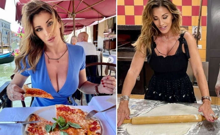 Sabrina Salerno solo per buongustai! Pizza a Venezia con vista